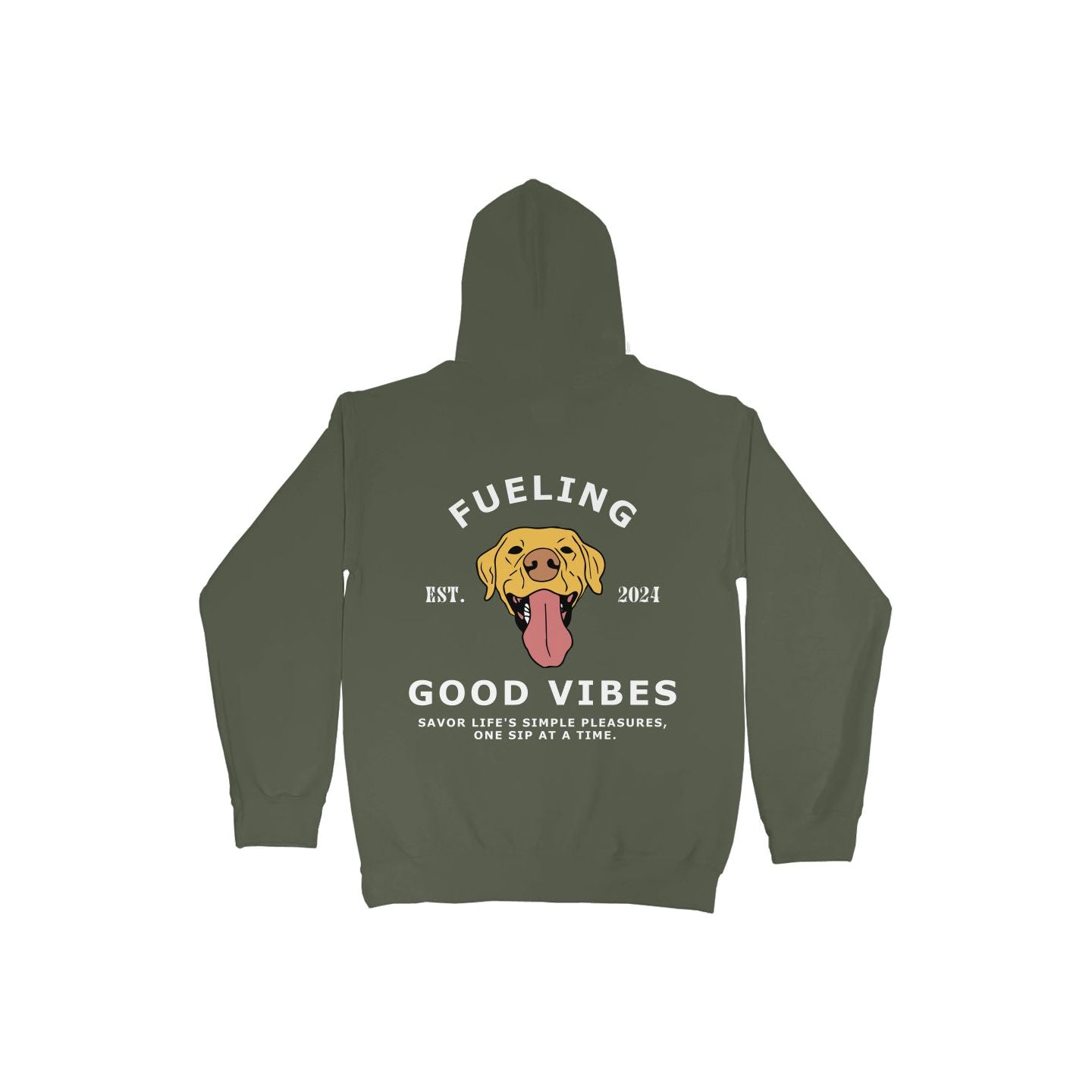 Fueling Good Vibes Gildan Pullover HoodieFueling Good Vibes Gildan Pullover HoodieSip Charlie's Coffee