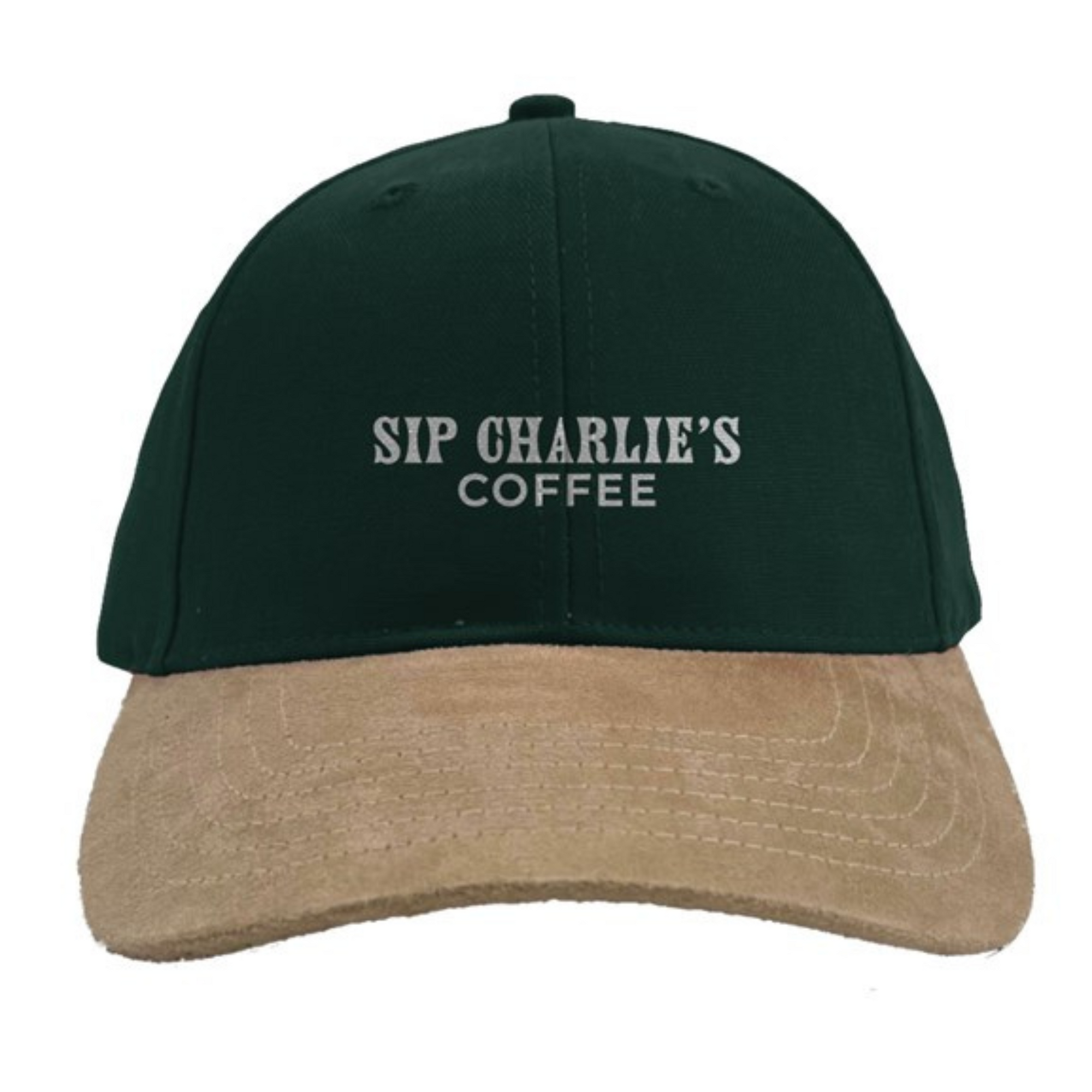 Faux Suede Bill CapFaux Suede Bill CapSip Charlie's Coffee