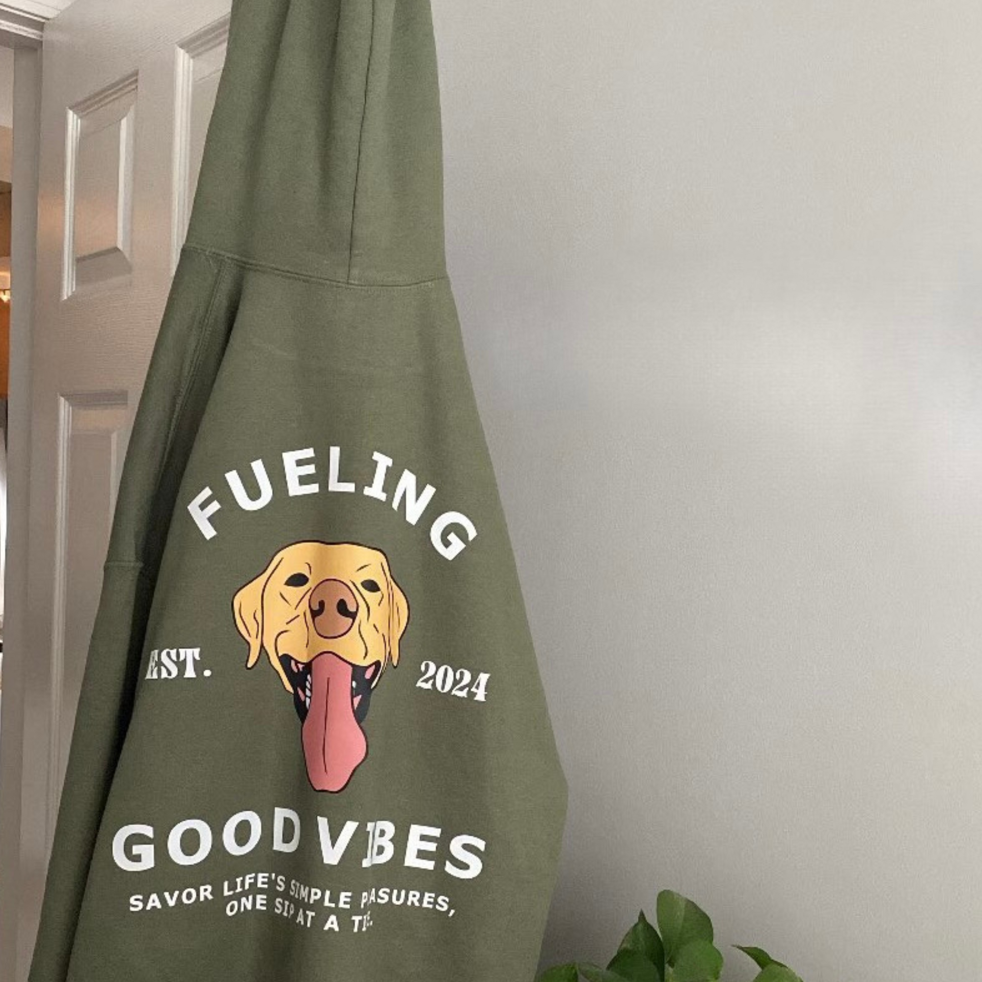 Fueling Good Vibes Gildan Pullover HoodieFueling Good Vibes Gildan Pullover HoodieSip Charlie's Coffee